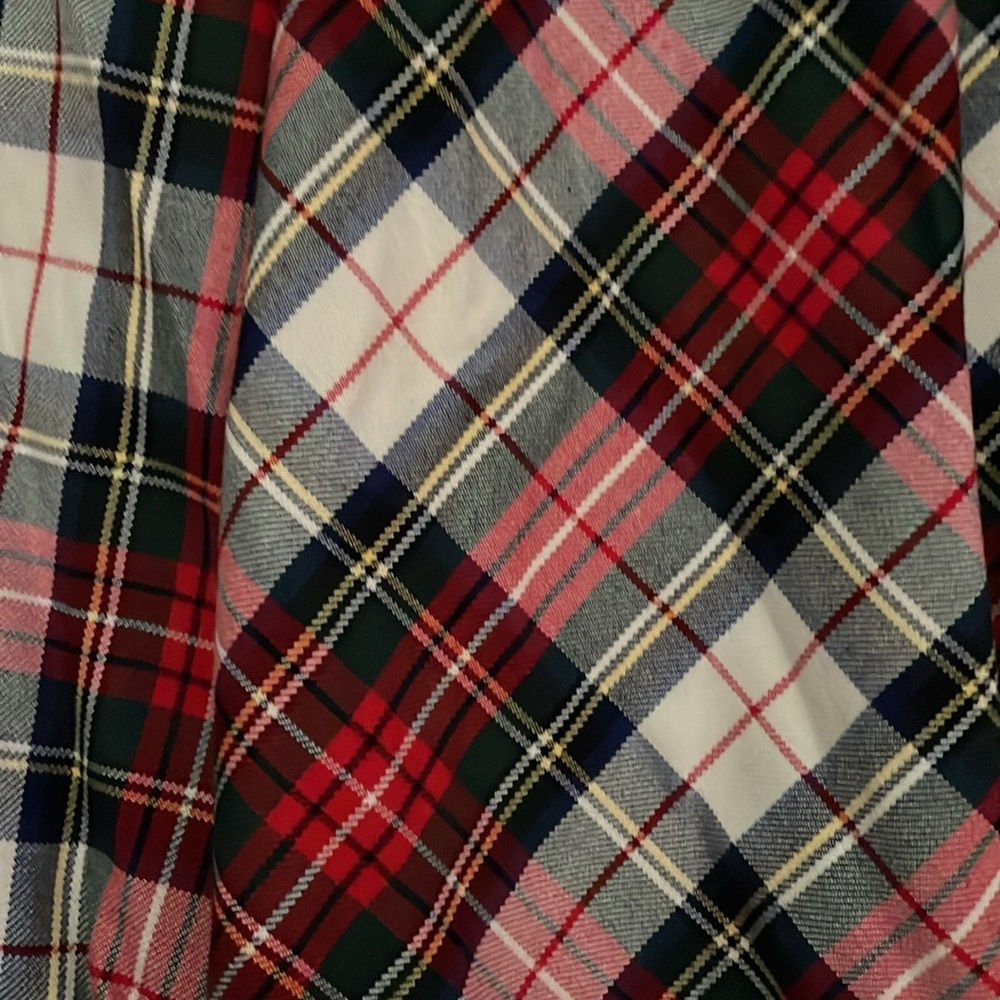 Plaid Midi Skirt with belt - Picture 2 of 8